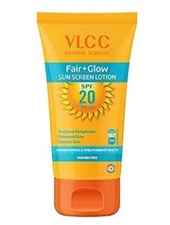 VLCC Fair Glow Sunscreen Lotion SPF 20 - 1.08 Pounds Solid, All skin type 100ml