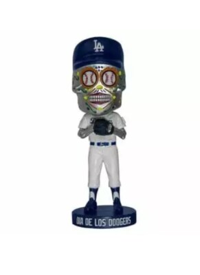 2021 LA Dodgers Dia De Los Muertos Sugar Skull Bobblehead 10/1/21 SPECIAL  TIX