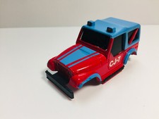 TYCO JEEP CJ-7 Red /Blue BODY 440-X2 Model Motoring Aurora AFX SUPER CLEAN 