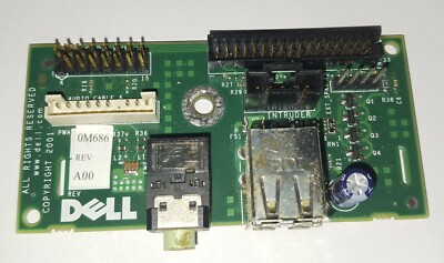 Dell Optiplex GX260 GX270 DIMENSION 4500 4550 Front USB audio panel 0M686 FRONT 