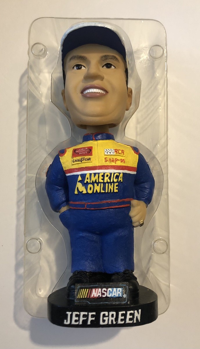 NASCAR Racer Jeff Green Bobble Head Doll Figurine Collectible w