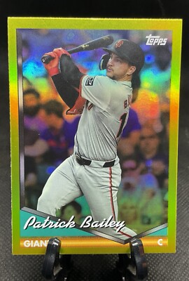 2024 Topps Archives Yellow Foilboard #208 Patrick Bailey - San 
