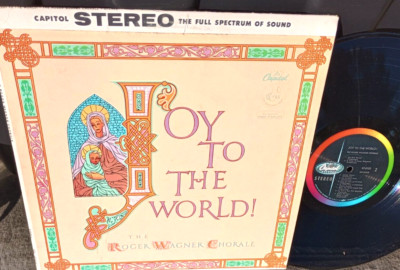 CLASSICAL LP,  ROGER WAGNER, JOY TO THE WORLD, SP-8353,		 VG++, SPIN CLEANED