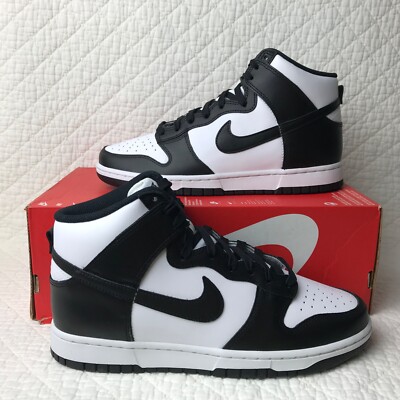 Nike Dunk High Retro Basketball Shoes Men's SZ Black/White