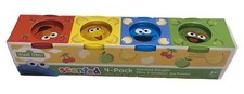 Sesame Street 4oz 4-Pack Dough Non-Toxic Scented Creative Fun New