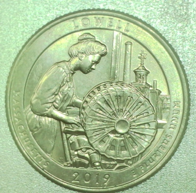 2020 P Lowell Washington Quarter Circulated Ungraded