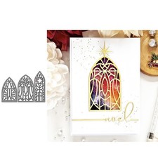 Stained Glass Windows Metal Cutting Dies Stencil Card Decoration Scrapbook Craft