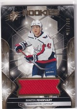 19/20 UD SPX MARTIN FEHERVARY RC SP ROOKIE JERSEY /399 #69