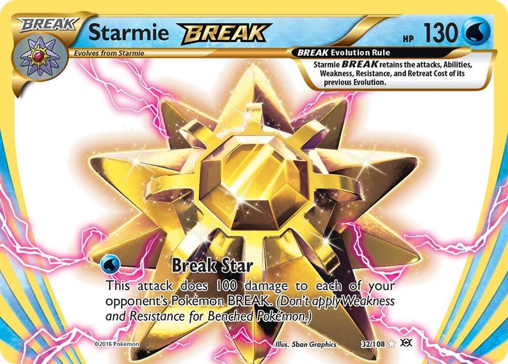 Starmie BREAK - XY - Evolutions [RARE BREAK] | Ozzie Collectables