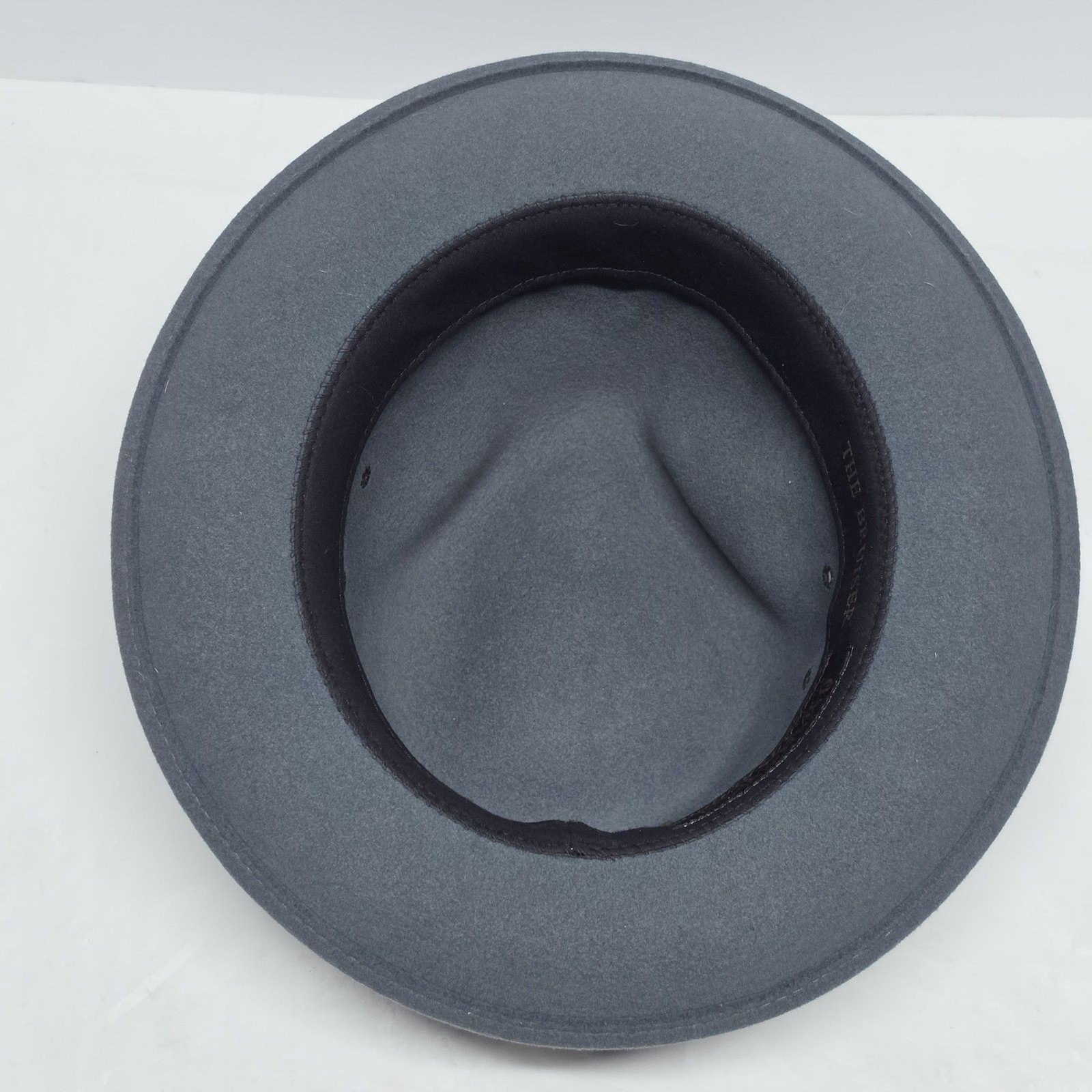 Goorin Bros The Bruiser Fedora Hat Men's M Medium Gray Grey 100percent Wool Felt image 4