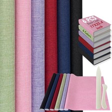 6 colors Book cloth for book binding17x35.4 inches Fabric Surface Paper Backe...