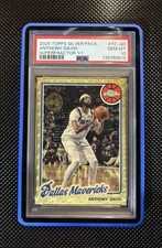 2025 Topps Chrome Basketball Anthony Davis Superfractor 1/1 PSA 10 Silver Pack