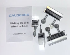 CALDEVER Sliding Window Locks Up & Down Window Security Child Proof Safety 4pack