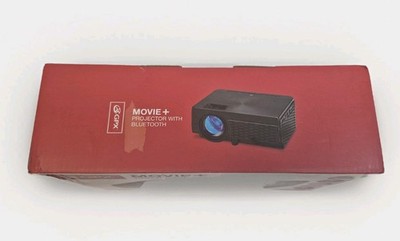 GPX PJ300B Movie+ Mini Projector Bluetooth HDMI Home Theater 150'' 1080p Preowned