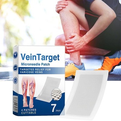 2026 Vein Target Microneedle Patch Natural Ingredients Leg Care Patch Pads Neu