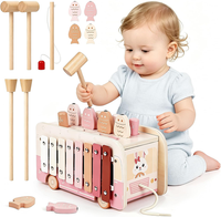 Vanplay Montessori Spielzeug Ab 1 Jahr, 7 In 1 Hammerspiel Holzspielzeug Motorik