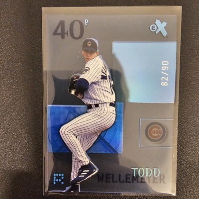 2003 Fleer E-X #90 Todd Wellemeyer Essential Credentials Now #/90 Rookie Cubs