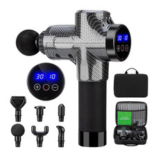 Fascial Massage Gun Electric Percussion Pistol Massager Body Neck Back Deep Tiss