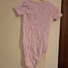 Carter's Pink Cotton Ribbed Knit Bow Bodysuit One-Piece SS Snap 18M — photo 6
