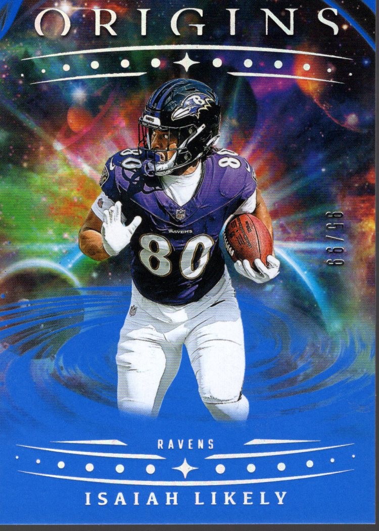 2025 Panini Origins Blue #6 Isaiah Likely /99 - FB
