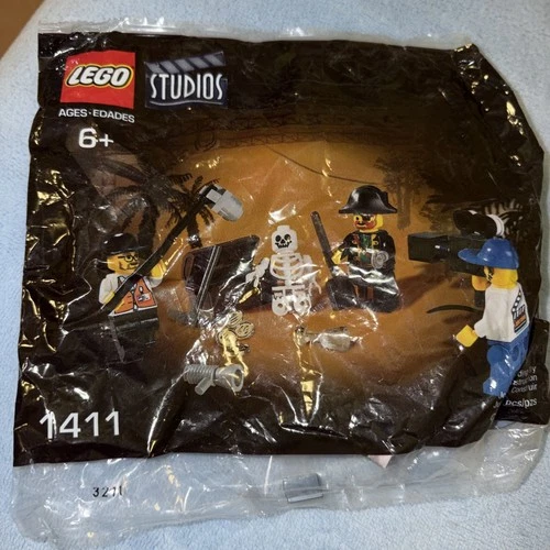 Lego Studios new 1411 PIRATES TREASURE HUNT SET Open Package