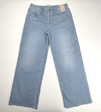 Madewell The Perfect Vintage Wide-Leg Jean Light Wash Blue NK800 Women's 32 NWT