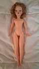 Vintage Ideal Tammy Fashion Doll 12” Blonde Curly Hair Nude