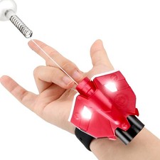 Real Silk Launcher Spider Web Shooters Wrist with Magnetic Sensor Light