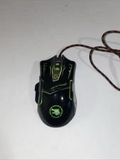 RGB Light up Wired Gaming Mouse for Computer - Durable USB Led Laptop Mice w/...