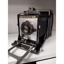 Graflex Speed Graphic Model-4 4x5 Camera w/ Zeiss Jena Tessar 13.5cm f/4.5 0290