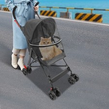 Foldable Pet Travel Stroller Pet Stroller Small & Medium-Size Dogs/Cats Stroller