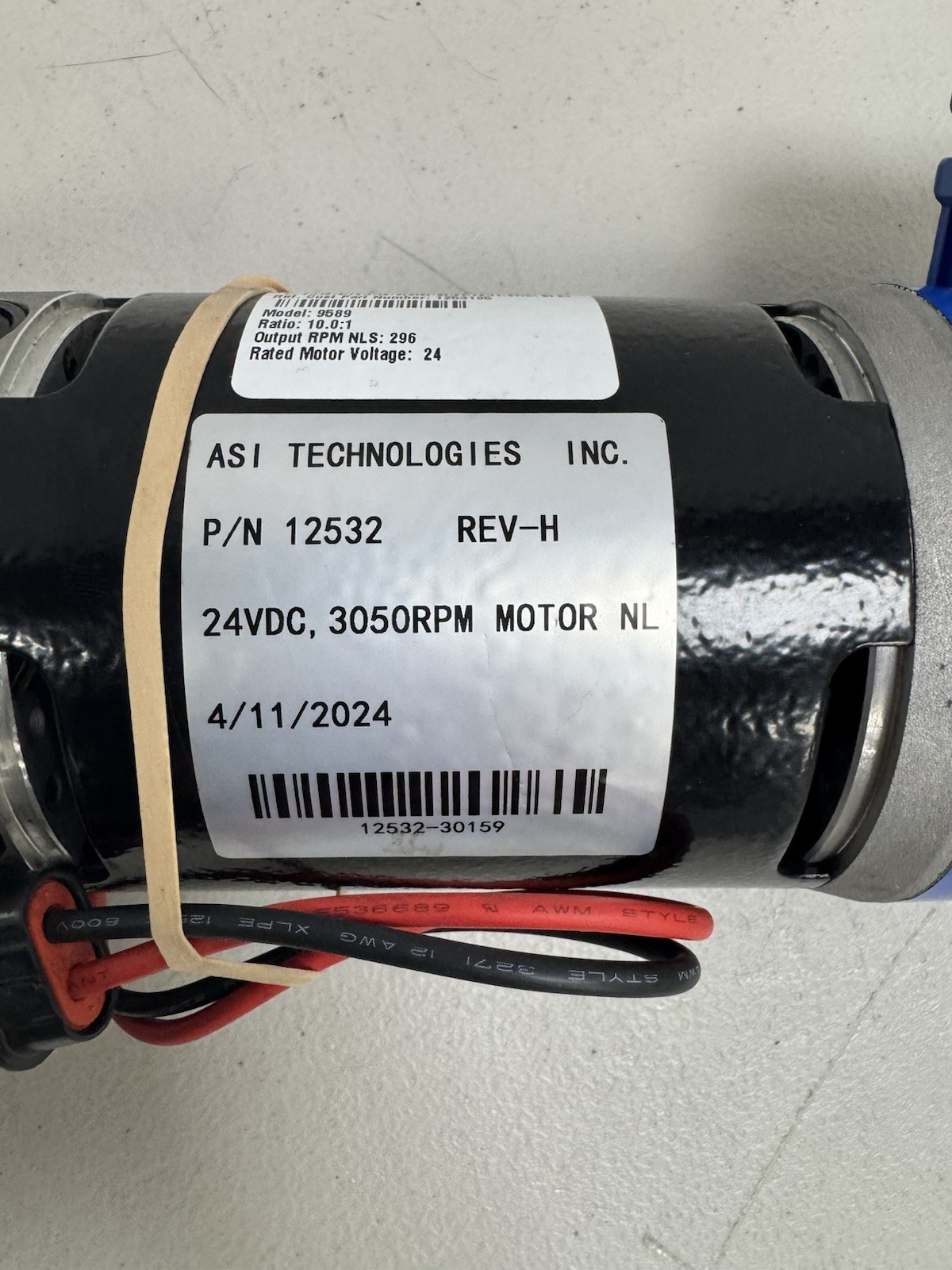 Tennant T7, T7AMR Minuteman, 1210864 24 Volt Brush Motor 285 RPM 0.75 HP
