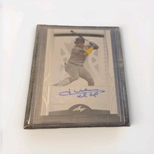 Juan Soto 2022 Leaf Trinity Baseball  San Diego Padres Base Auto /99