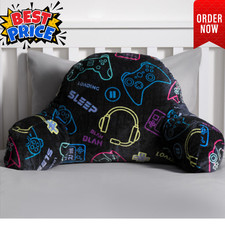 OHS Gaming Controller Cuddle Cushion Kids Flannel Reading Pillow with Arms*