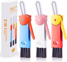 3 in 1 Cup Lid Cleaning Brush, Portable Gap Cleaner Brush - Multifunctional