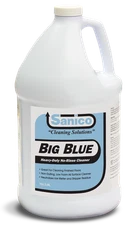 Case of 4 Gallons Sanico Big Blue Concentrate HD No-Rinse Cleaner