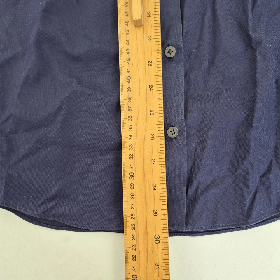 Camisa CHARLES TYRWHITT 15 azul marino de algodón para hombre extra delgada s... - Imagen 2 de 4