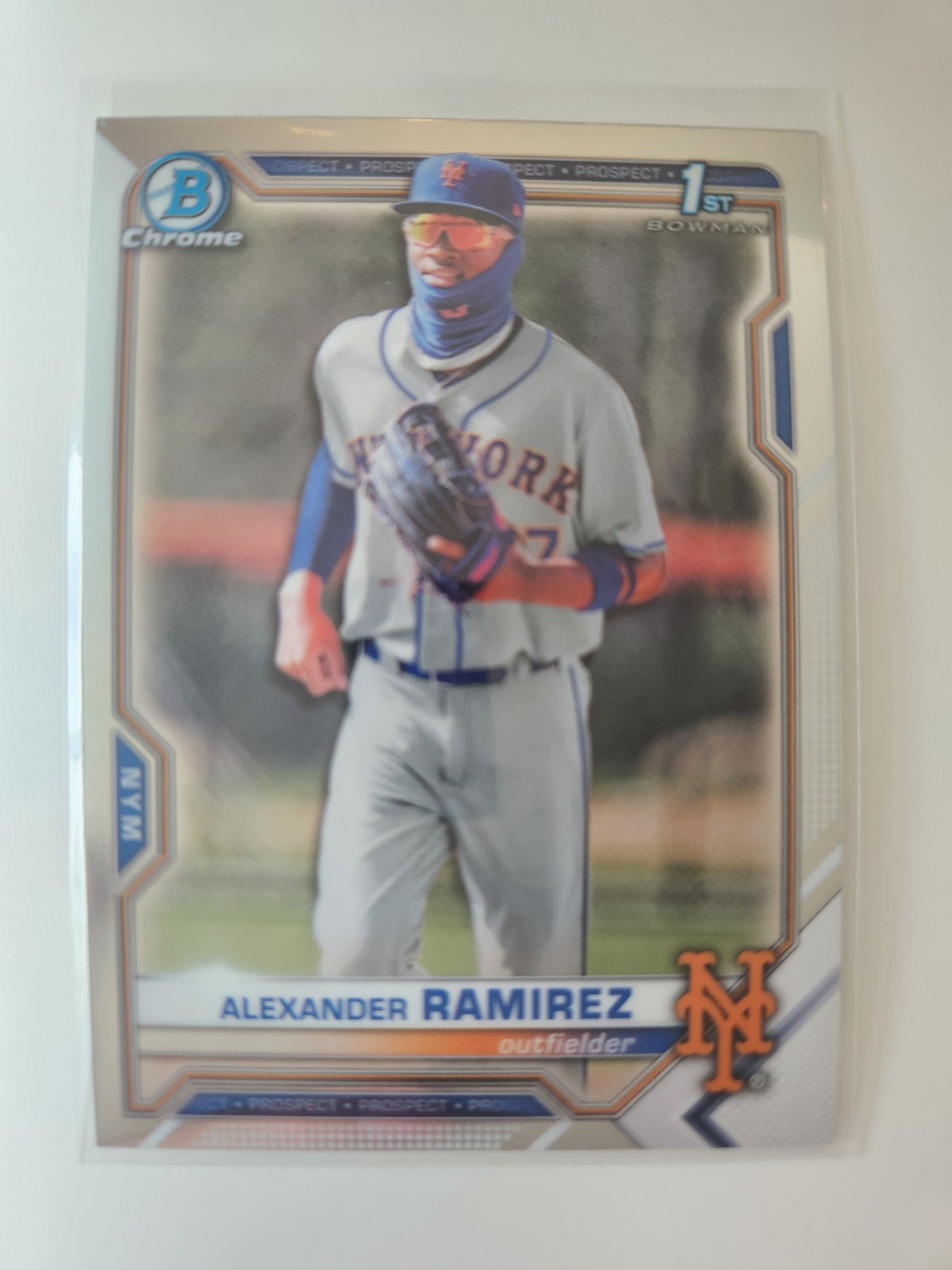 2021 Bowman Chrome Prospects Alexander Ramirez #BCP-208 NY Mets 1st Bowman
