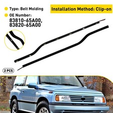 For 1989-1998 Chevrolet Tracker Door Window Weather Sealing Belt Strip Trim Pair For 1989-1998 Chevrolet Tracker Door Window Weather Sealing Belt Strip Trim Pair