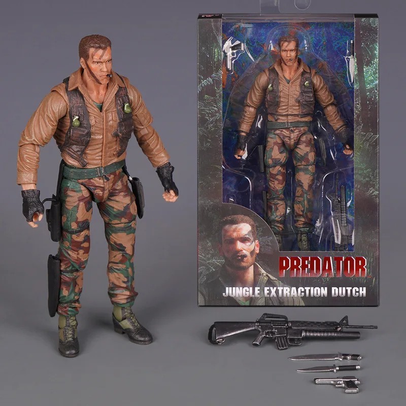 NECA Predator Action Figure 30th Anniversary 7 Inch Articulated Dutch | UK SHIP
