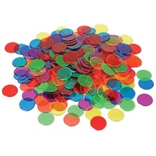 Learning Resources Transparent Color Counting Chips - 250 Pieces, Ages 5 Mat...