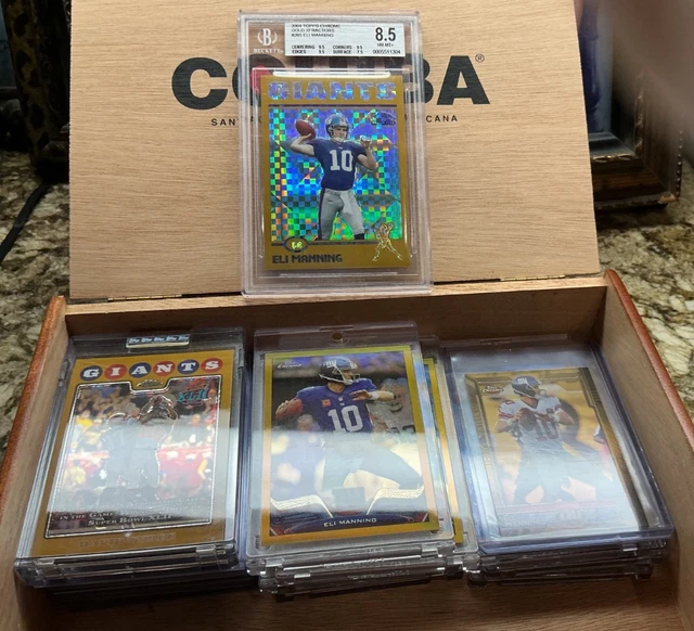 2004 Topps Eli Manning Rookie Gold Chrome Old School Collection + Bonus Golds