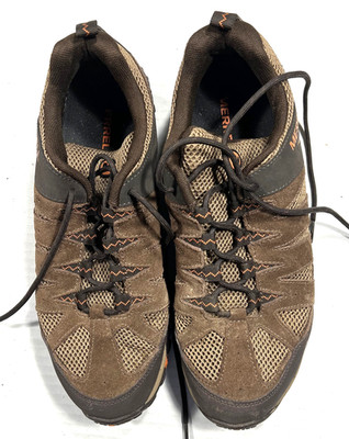 Merrell Men's Size 11 Ventilator Hiking Trail Shoes Brown/Tan  J48519