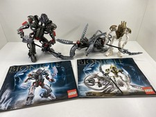 LEGO BIONICLE: Takanuva (8596) & Makuta (8593) komplett + Bauanleitung selten