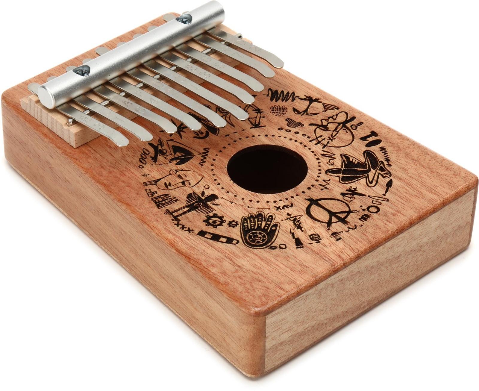 Sela SE257 Art Series Kalimba с 10 клавишами - Свободный дух 8990₽