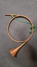 Vintage Brass Metal Natural Horn French or Hunting Style Decorative