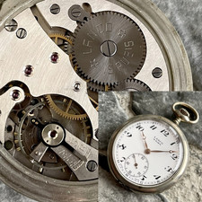   Antique LANCO 1901 pocket watch Swiss Made 15 Jewels