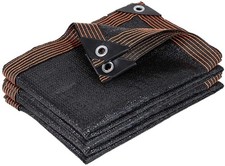 Dog Kennel Shade Cover 90 Sunblock Tarp Panel with Grommets 5ft x 6.5ft