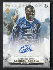 Fashion Sakala 2022-23 Topps Inception UCL Emerging Stars Auto RC -A2