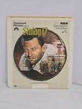STALAG 17 CED VideoDisc RCA SelectaVision 1952 Comedy William Holden TESTED